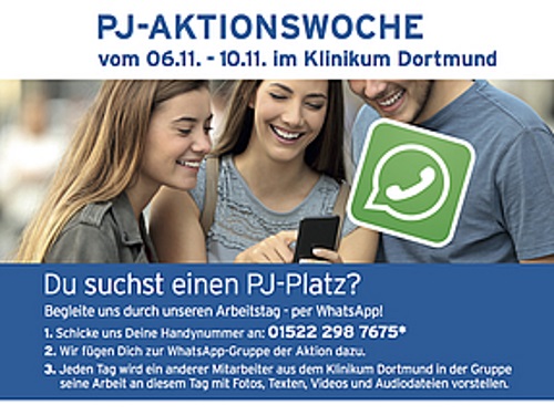Klinikdirektoren whatsappen für Berufseinsteiger über Klinikalltag